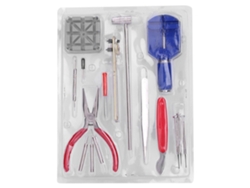 Kit De Herramientas Para Reparar Relojes 16 Piezas Con Abridor De Caja Y Retirador De Pasadores