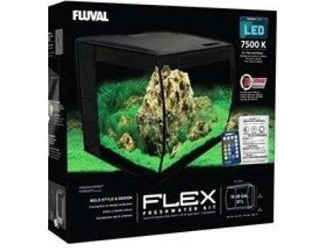 Acuario para Peces FLUVAL Flex (Negro - 57L)