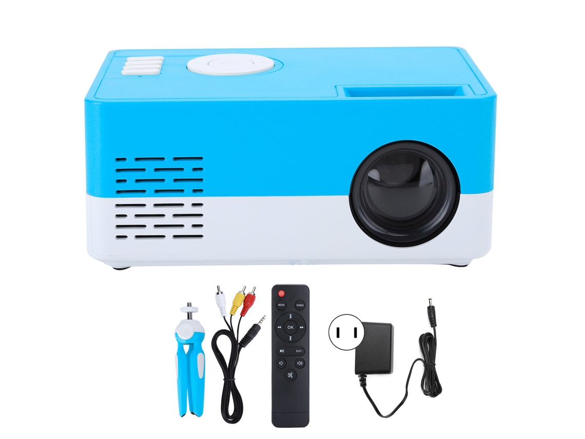 Proyector portátil para vídeo doméstico compatible con enchufe estadounidense