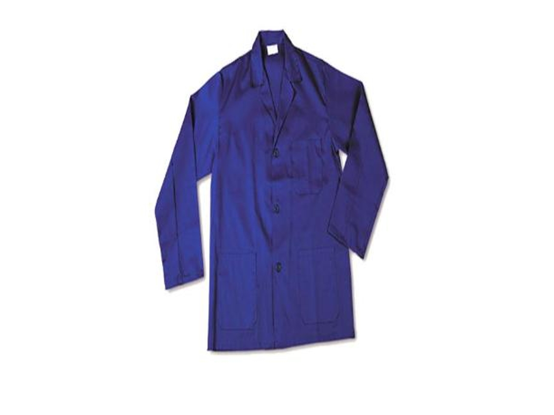 Ropa bata tergal larga azul t- 58 - 60    388bau