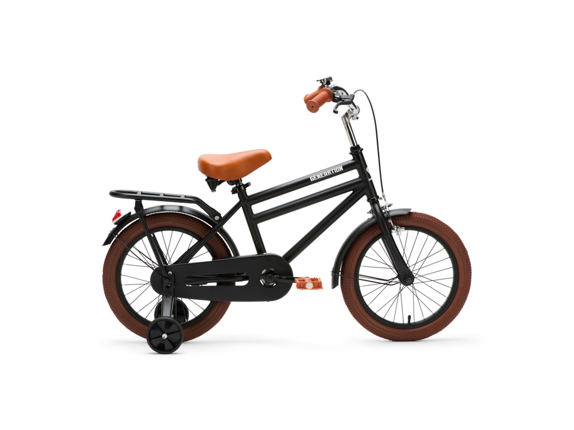 Generation City 16 Pulgadas Negro Mate - Bicicleta Infantil
