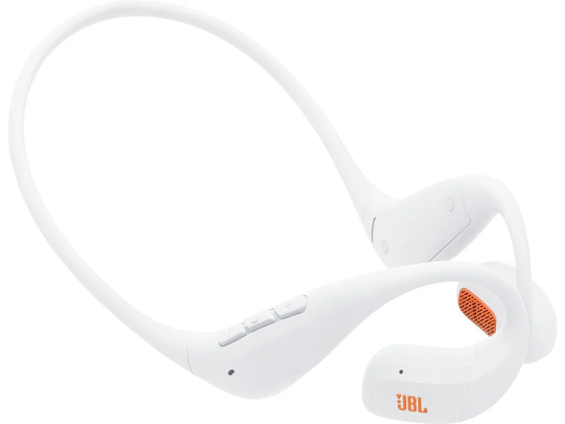 Auriculares Bluetooth JBL Endurance Pace (Open Ear - Microfóno - Blanco)