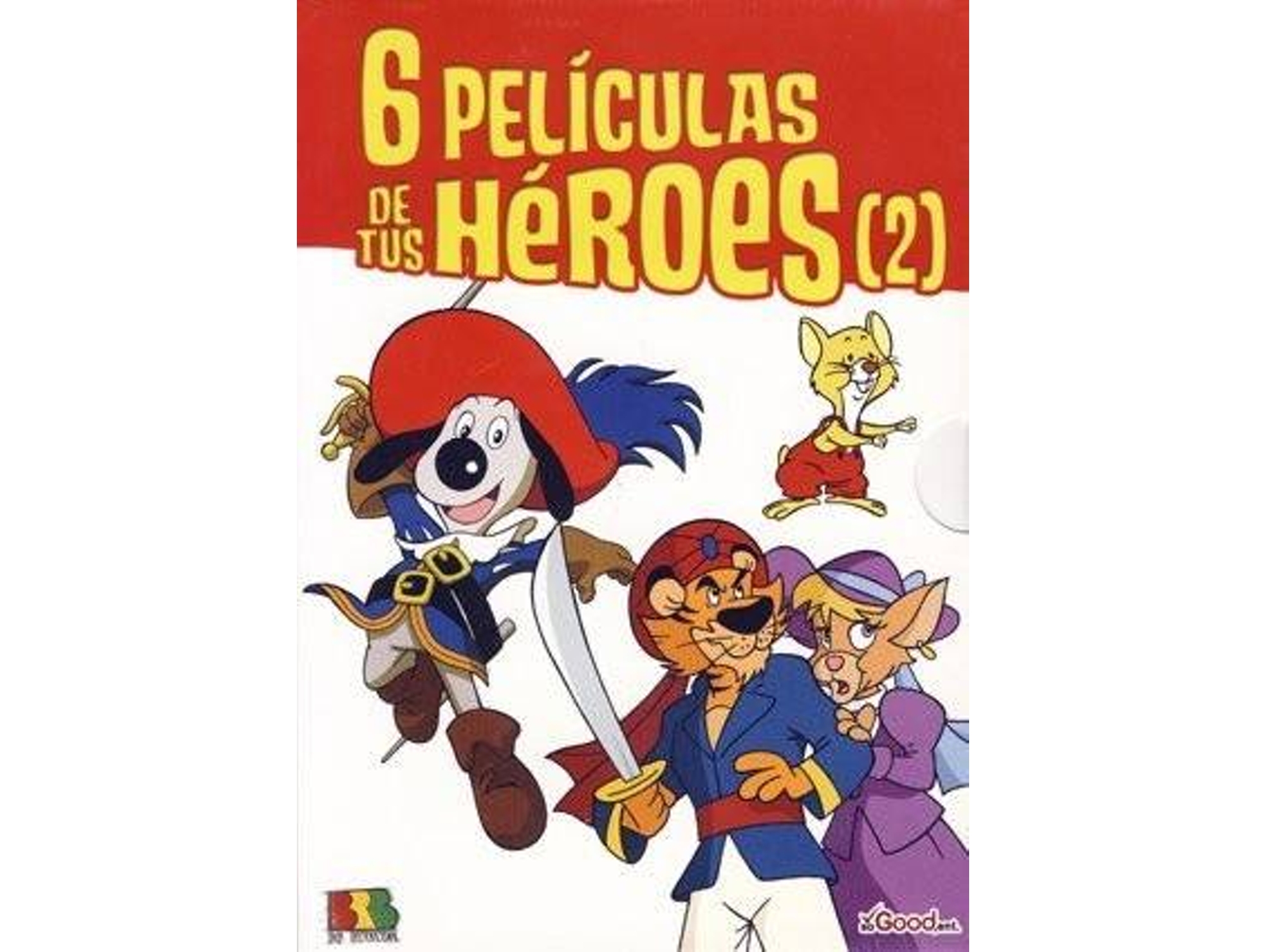 DVD Pack 6 Películas De Tus Héroes II Vol 2 (Edición en Español)