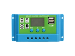 Controlador De Carga Solar Digital 12v 24v Adaptativo 10a Regulador De Painel Solar