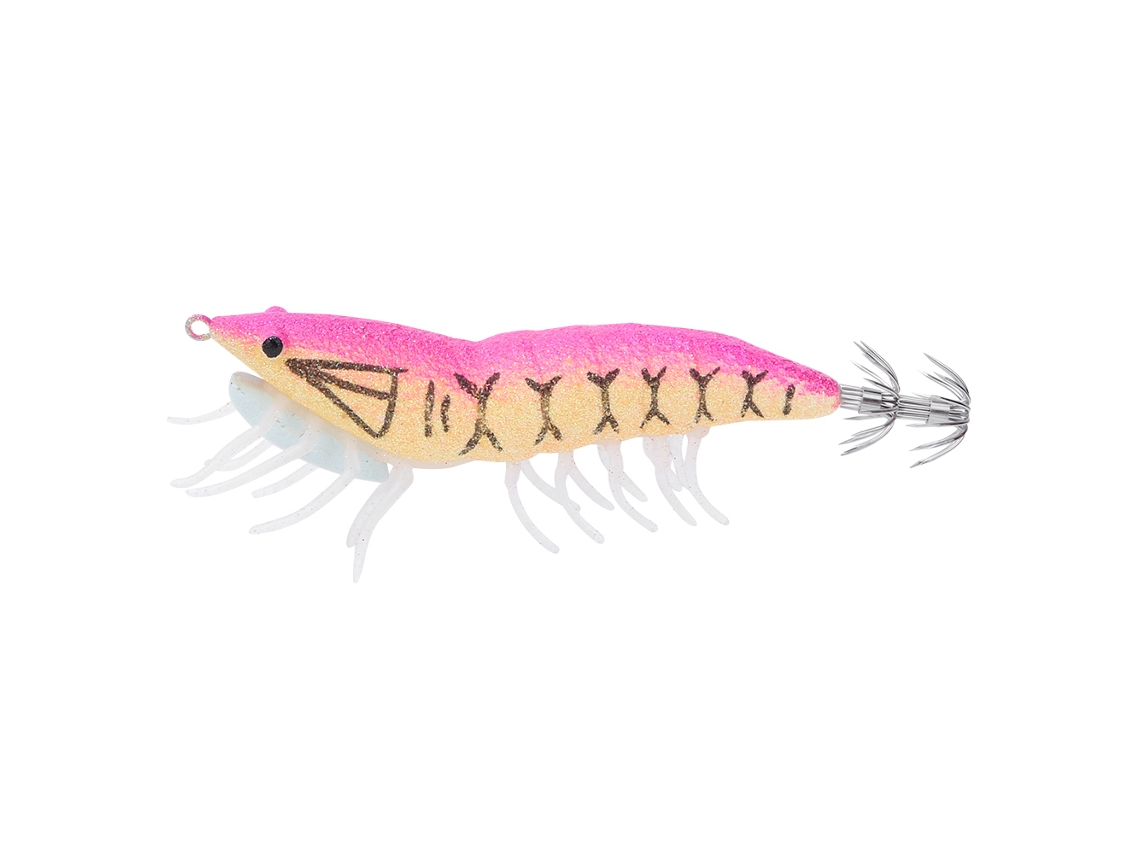 Señuelo Artificial De Calamar Luminoso Con Anzuelo, Imitación De Camarón De Abs De 3 G, Accesorios De Pesca 005