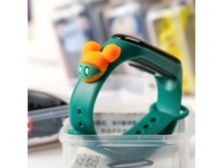 Reloj Deportivo Led Para Niños Impermeable Con Pantalla Táctil Y Decoración De Figura De Dibujos Animados Ratón Verde