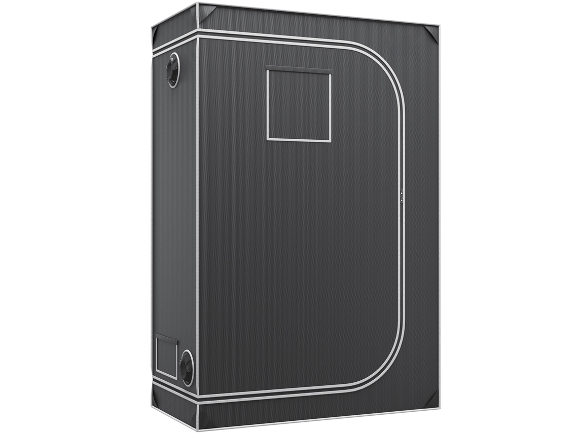 Armario de cultivo hidropónico interior SUCCEBUY de 48 x 24 x 72 cm con ventana y bandeja