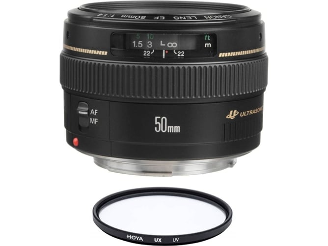 Objetivo CANON EF 50mm F1.4 USM + Hoya UX UV 58mm