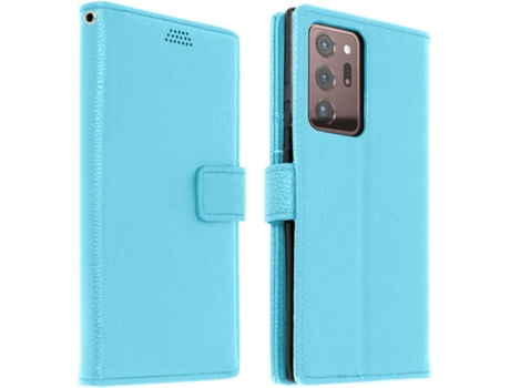 Funda Samsung Galaxy Note 20 Ultra AVIZAR Libro Cartera Azul