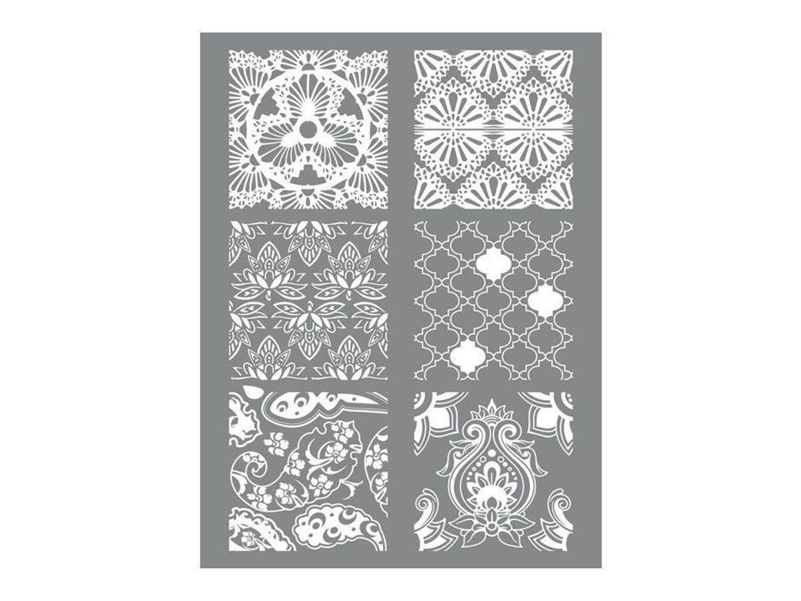 Plantilla 11,4 X 15,3 Cm Para Arcilla De Polímero - Hindú