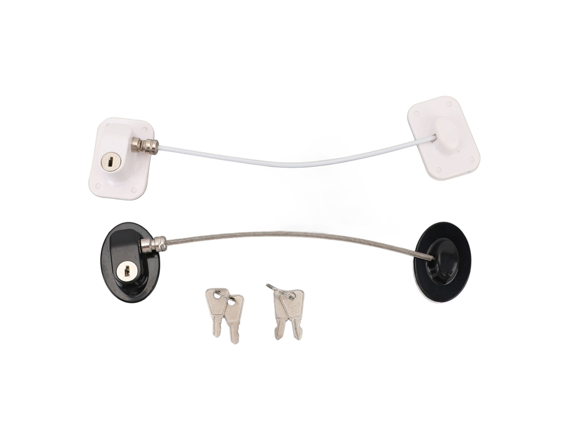unidades de cerraduras para refrigerador sin agujeros, con fuerte adhesivo ABS, seguridad infantil, para puertas de refrigerador y congelador