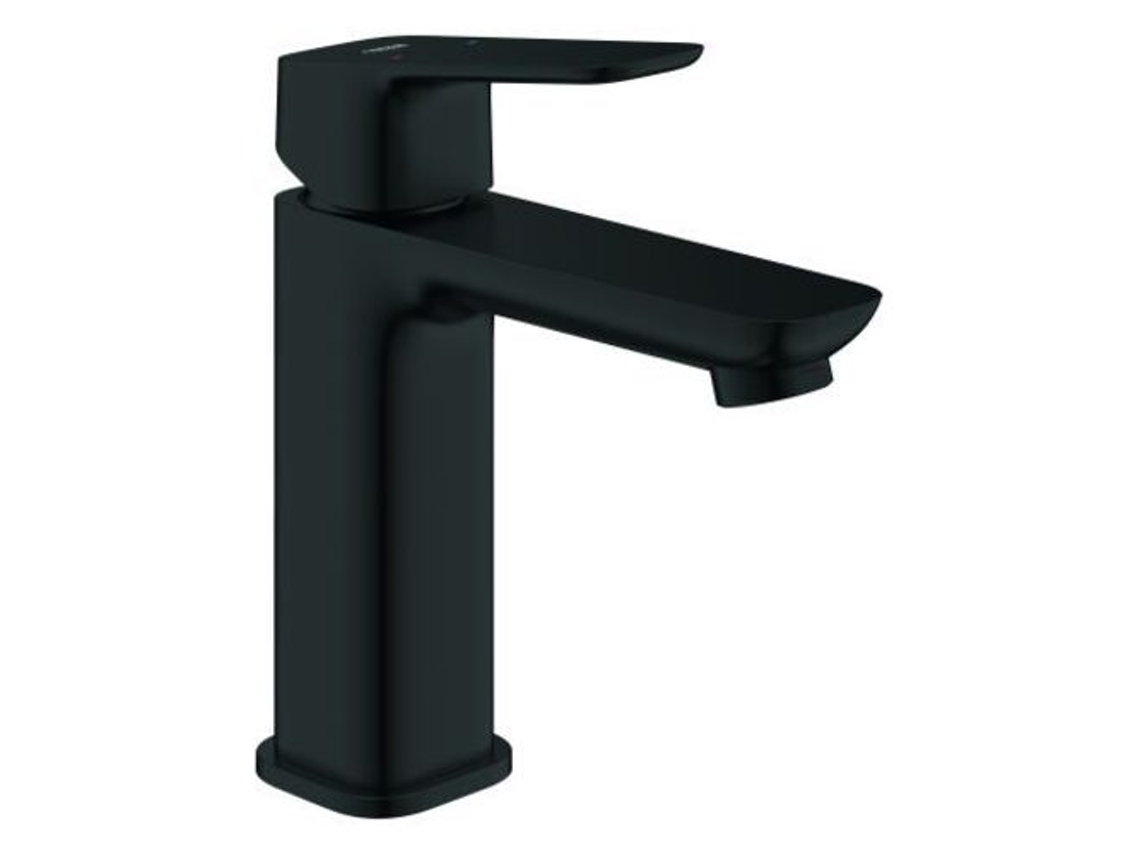 Grifo monomando para lavabo Cubeo, tamaño M, salida de 116 mm, sin cisterna, 1017552430, negro mate Grohe