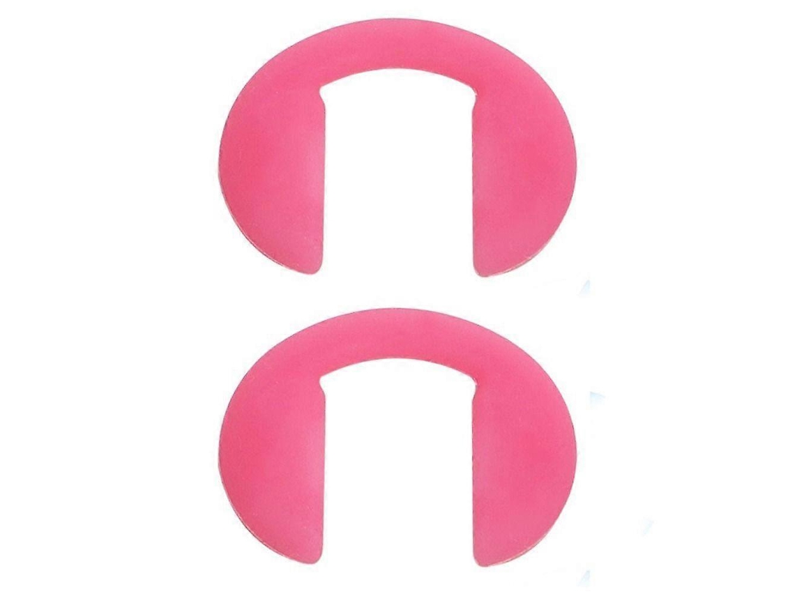 Almohadillas nasales de silicona transparente en forma de U, almohadillas nasales coreanas, soporte para gafas, gancho para la oreja, Rosewell
