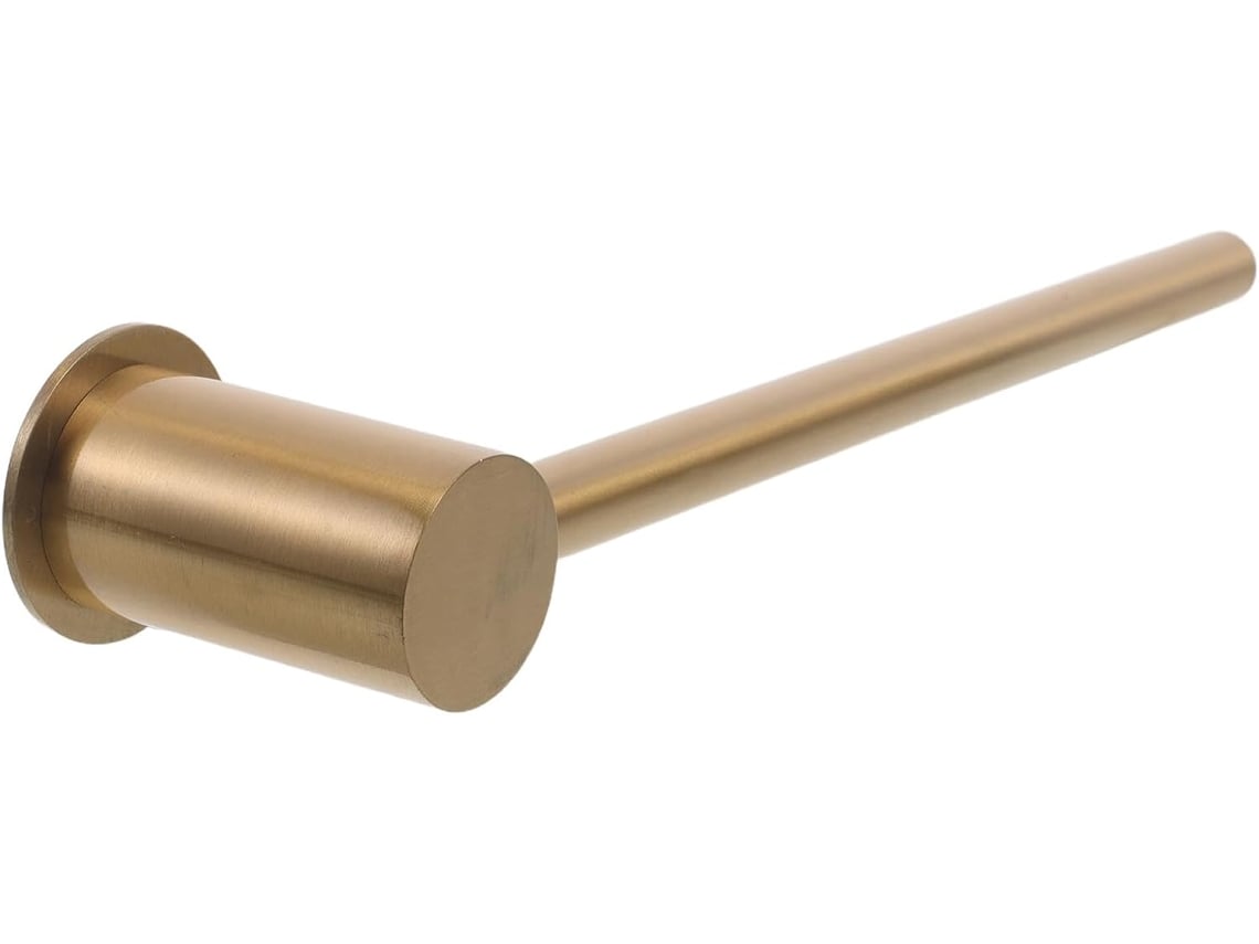 Suporte De Papel Higiênico De Parede Em Alumínio Dourado Com Prateleira Superior E Gancho, Porta-papel Higiênico E
