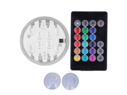 Rebe-luz Submarina Led Rgb Con Control Remoto Ip68 Impermeable Para Acuario Y Piscina