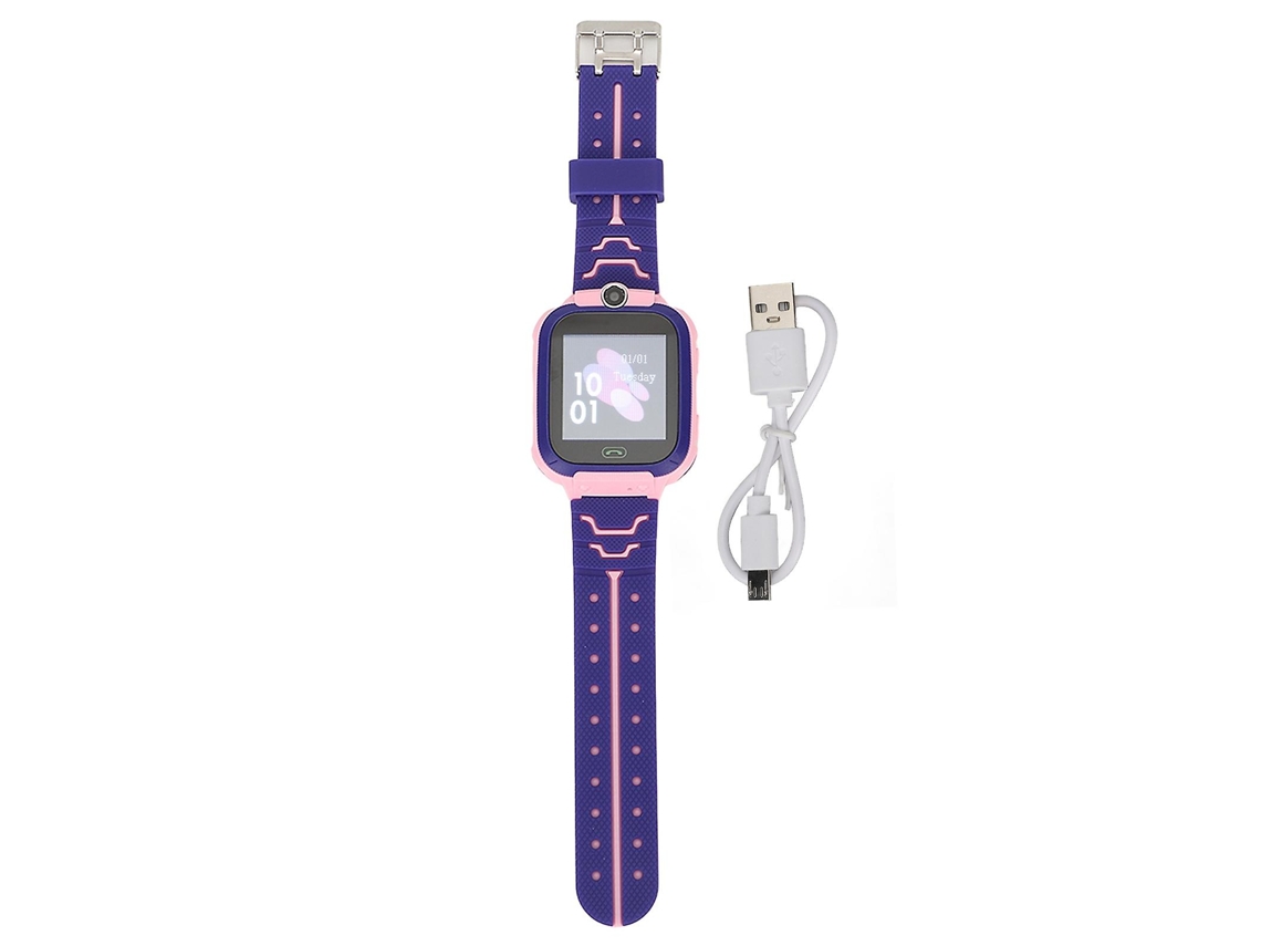 Reloj inteligente 2G para niños y niñas, pantalla táctil HD de 1,44 pulgadas, posicionamiento de peso, llamada de voz, alerta SOS Ly Ebike