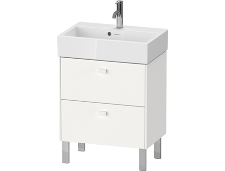 Mueble DURAVIT Brioso de pie Compact 58,4 x 38,9 cm 2 cajones incl. recorte de sifón y delantal para lavabo Vero Air 236860