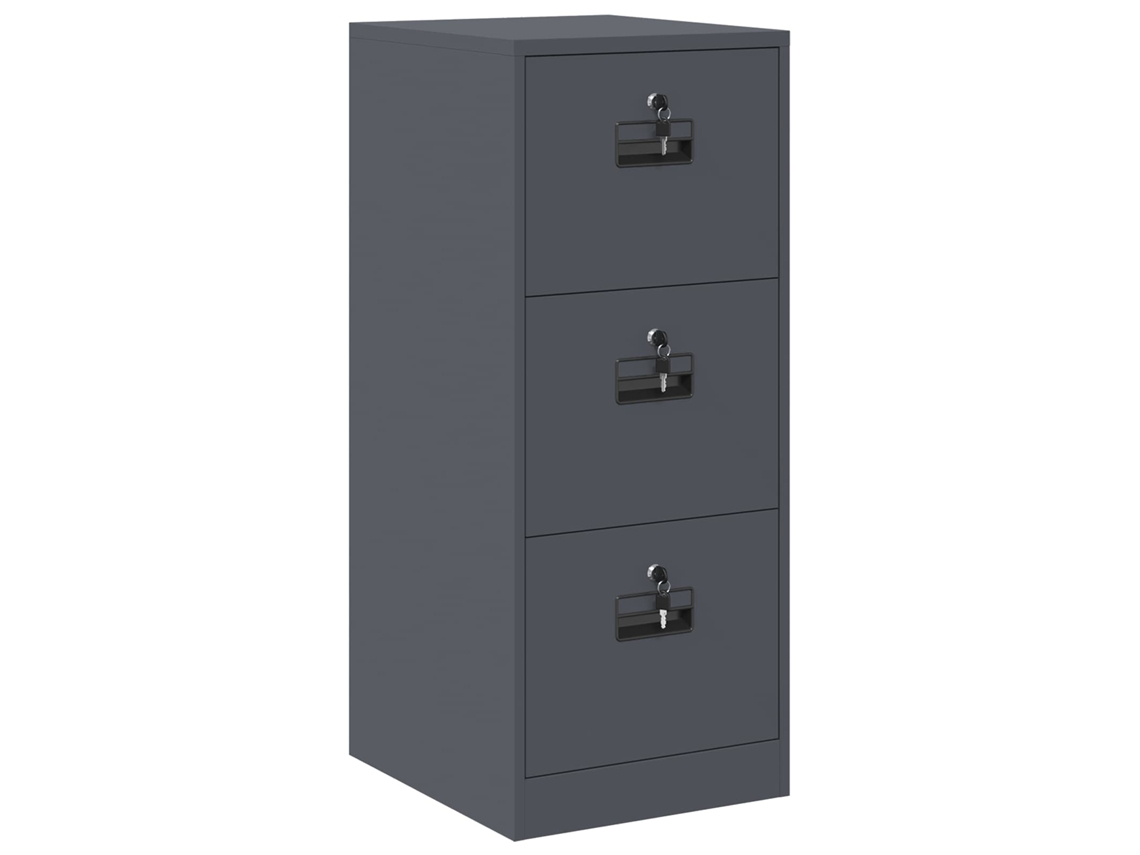 Maison Exclusive - Mueble Archivador Con Cajón Antracita 44 X 50 X 106.5 Cm
