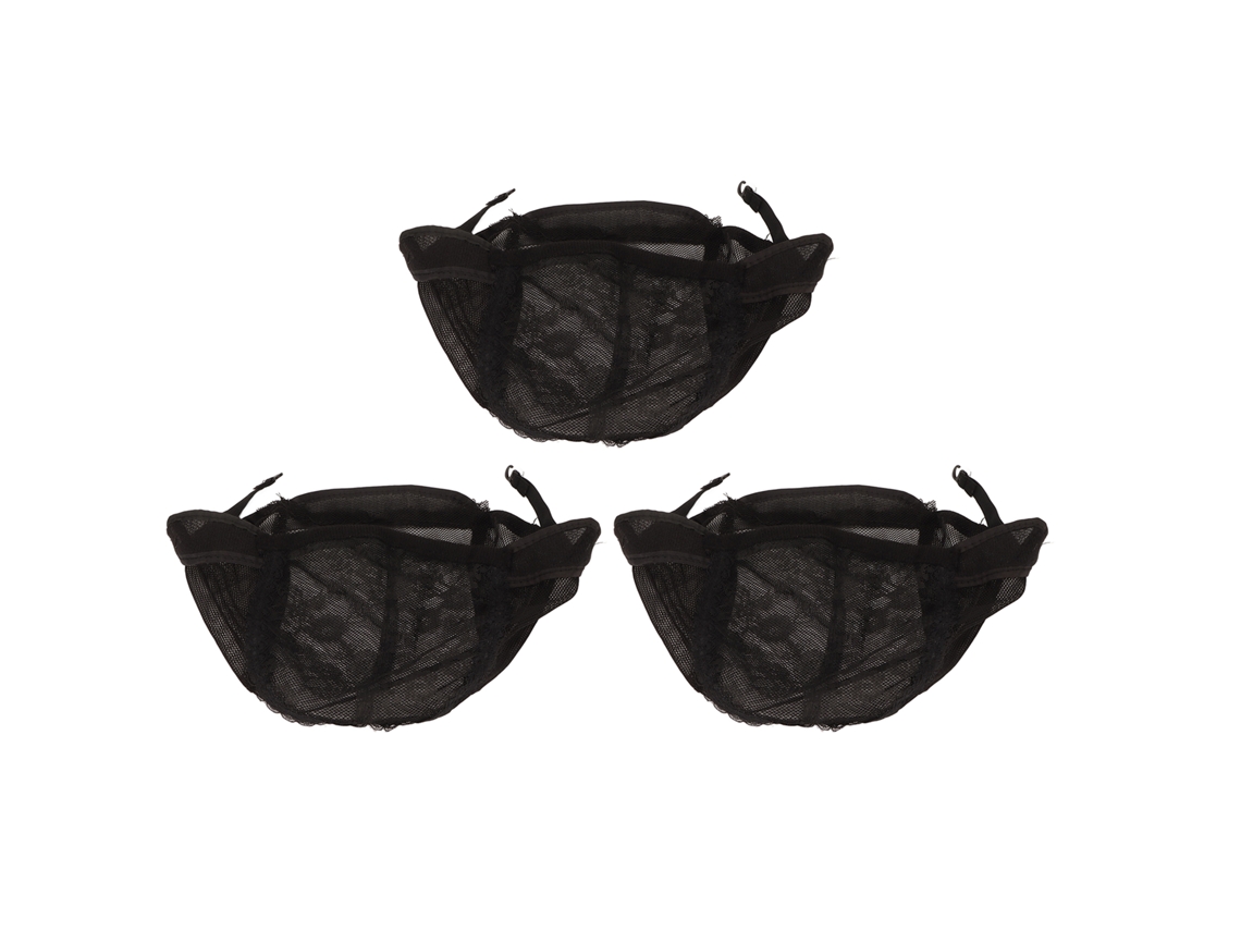 3 Gorros Transpirables Para Pelucas Con Elástico Para Coser Pelucas Y Para Cosplay.