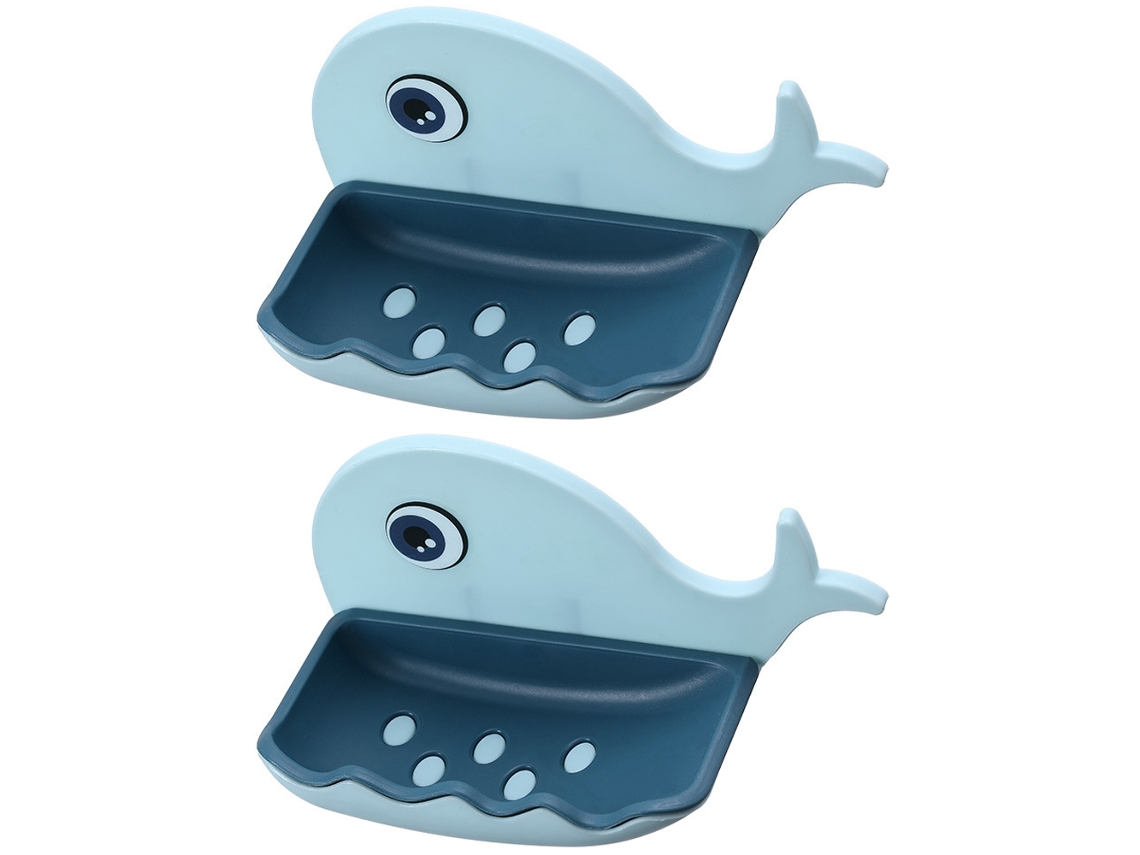Soporte para jabonera en forma de ballena autodrenante Kofihety