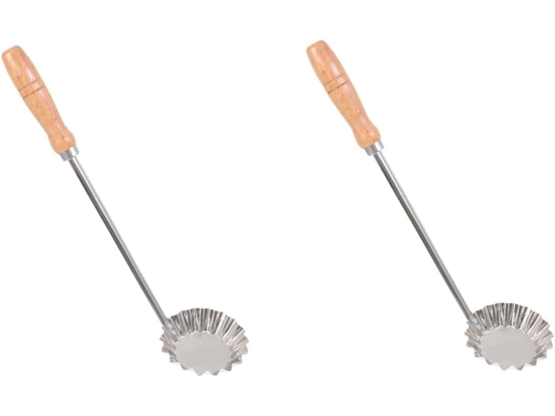 Colher Para Fritar: Colher Plana Para Fritara Colher Com Cabo É Simples E Fácil De Usar, Proporcionando