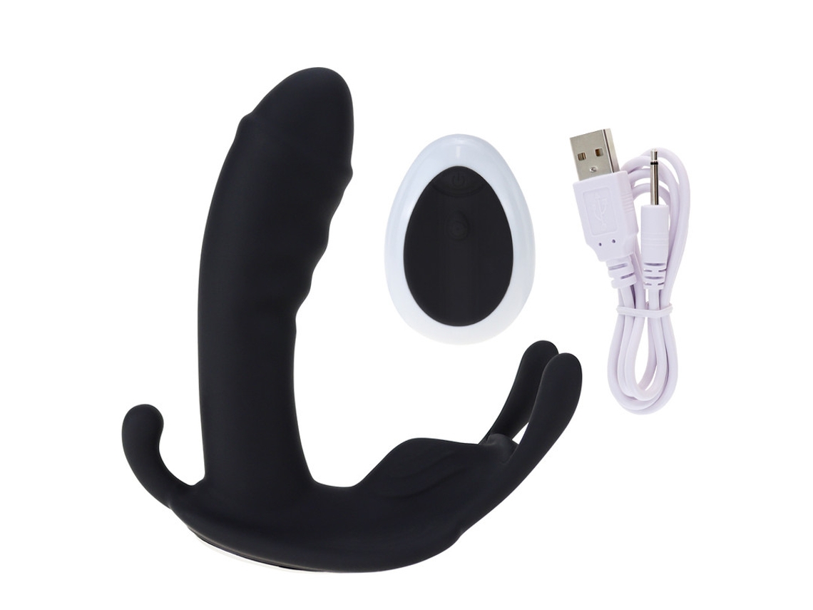 Vibrador De Masaje Con Control Remoto Inalmbrico Porttil Para Mujeres (negro) Yizhood