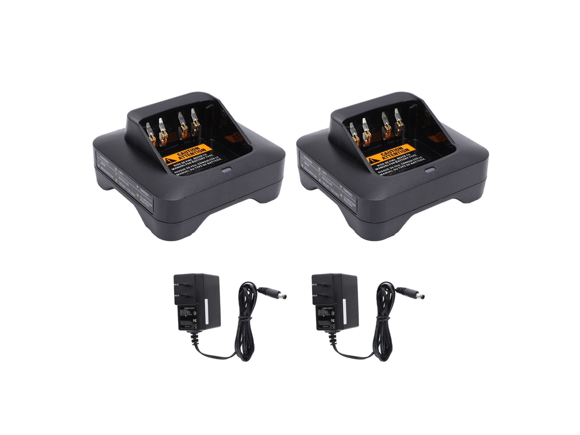 Cargador Rápido De Radio Con Indicador Led Para Apx1000 Y Apx3000 (2 Unidades)