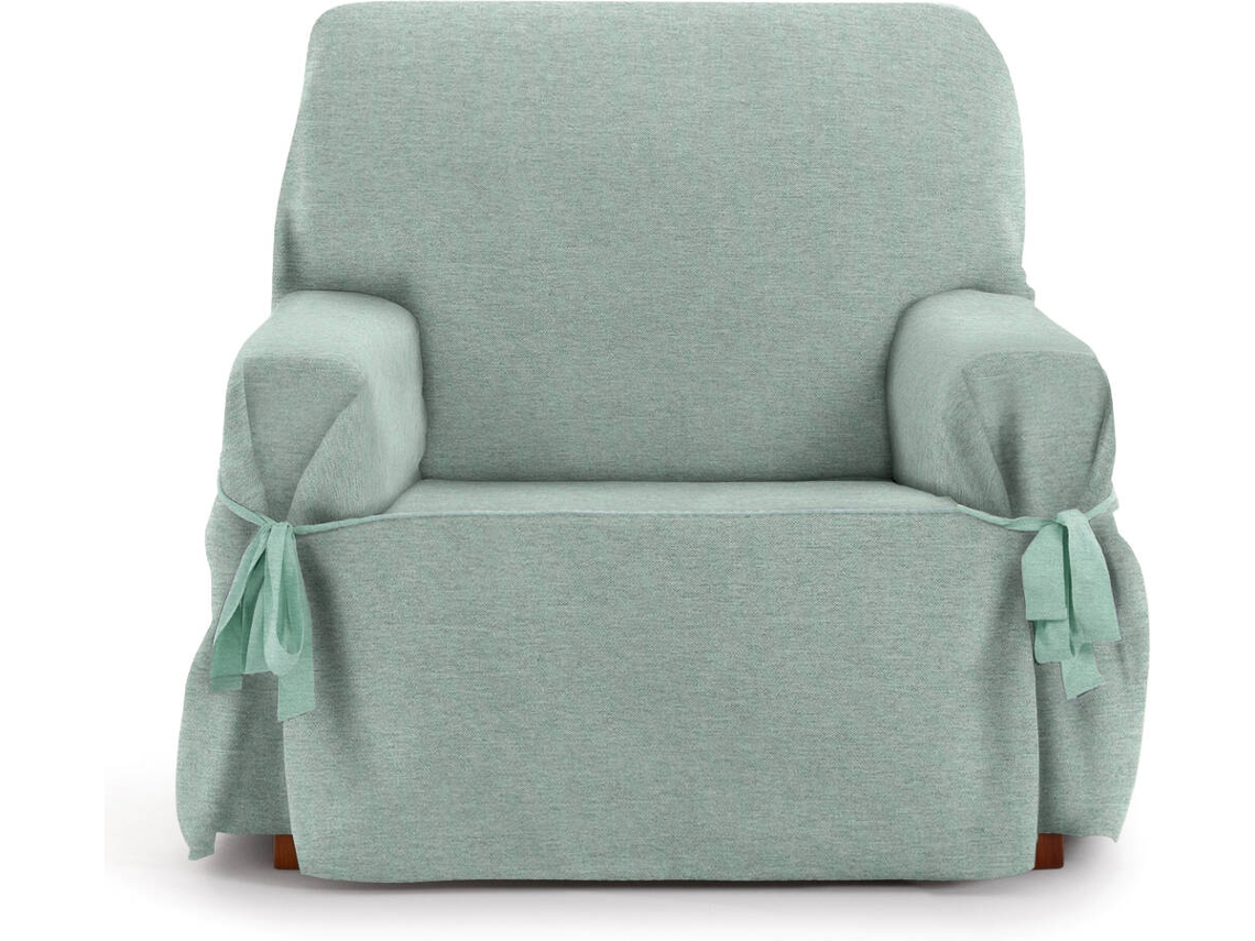 Funda de Sillón EYSA Universal Premium Valeria Tejido Elástico (120 x 70 x 110 cm - Poliéster y Algodón - Verde)