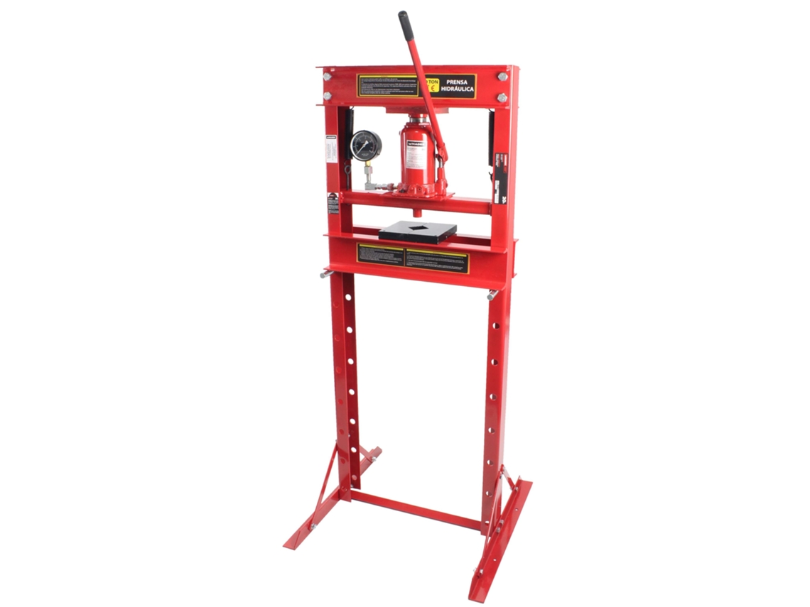 Prensa plegadora hidráulica de 20T con manómetro MADER Power Tools