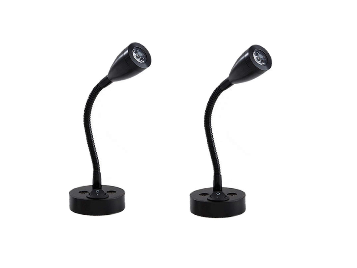 Lámparas de lectura LED Omni de 12 V, regulables a 6000 K, para interiores de caravanas, camiones y barcos.