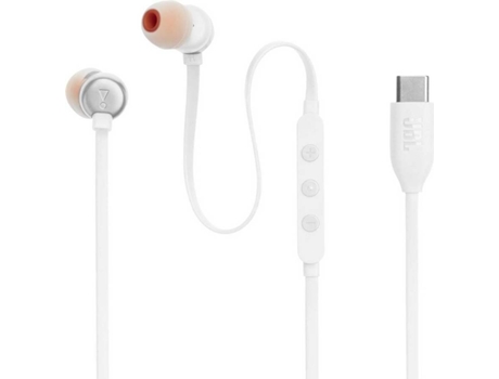 AURICULAR COM FIO JBL T310C WHT BRANCO