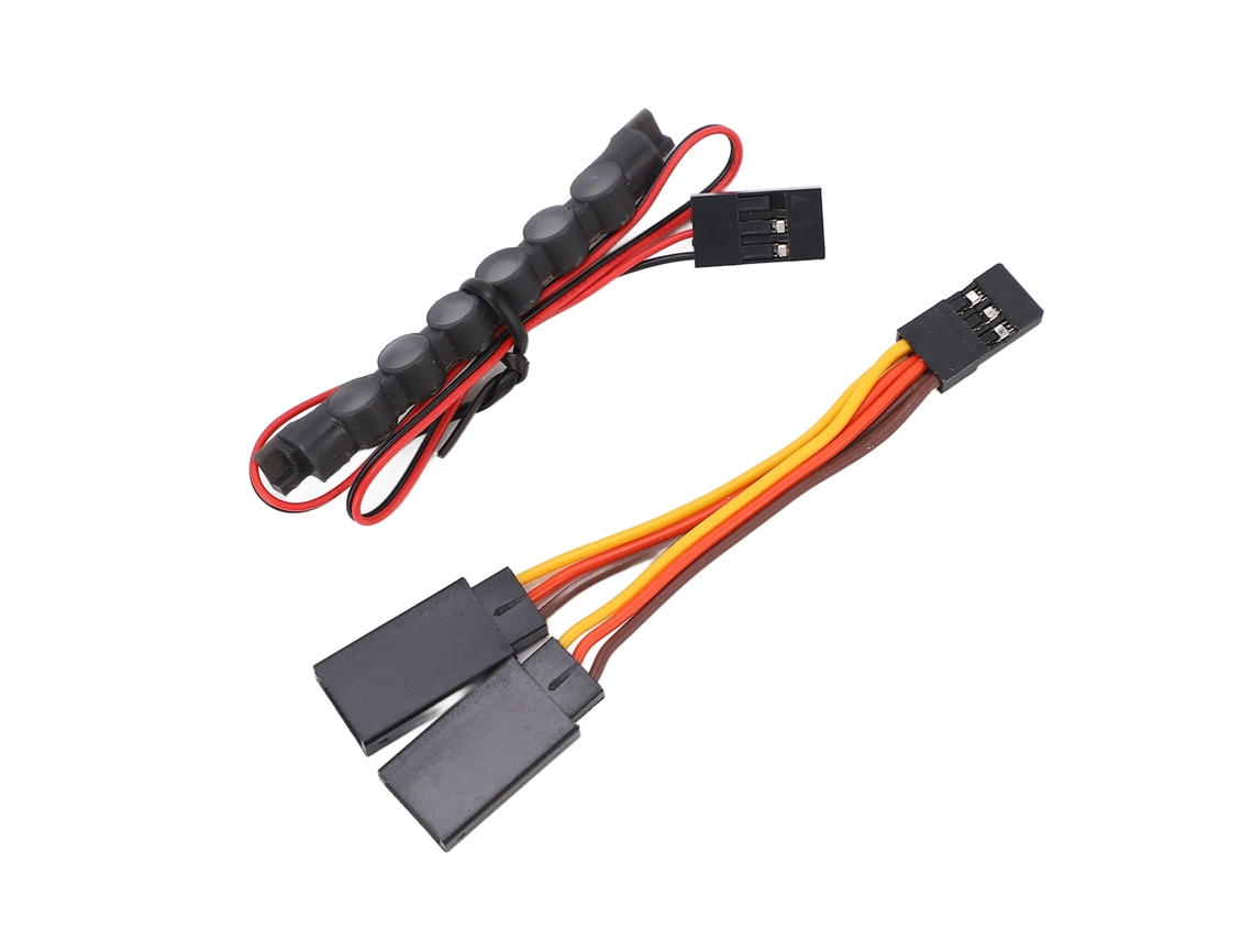 Faro delantero de barra LED 6 RC 2026 para coche de control remoto Traxxas TRX4M a escala 1/18, color dorado