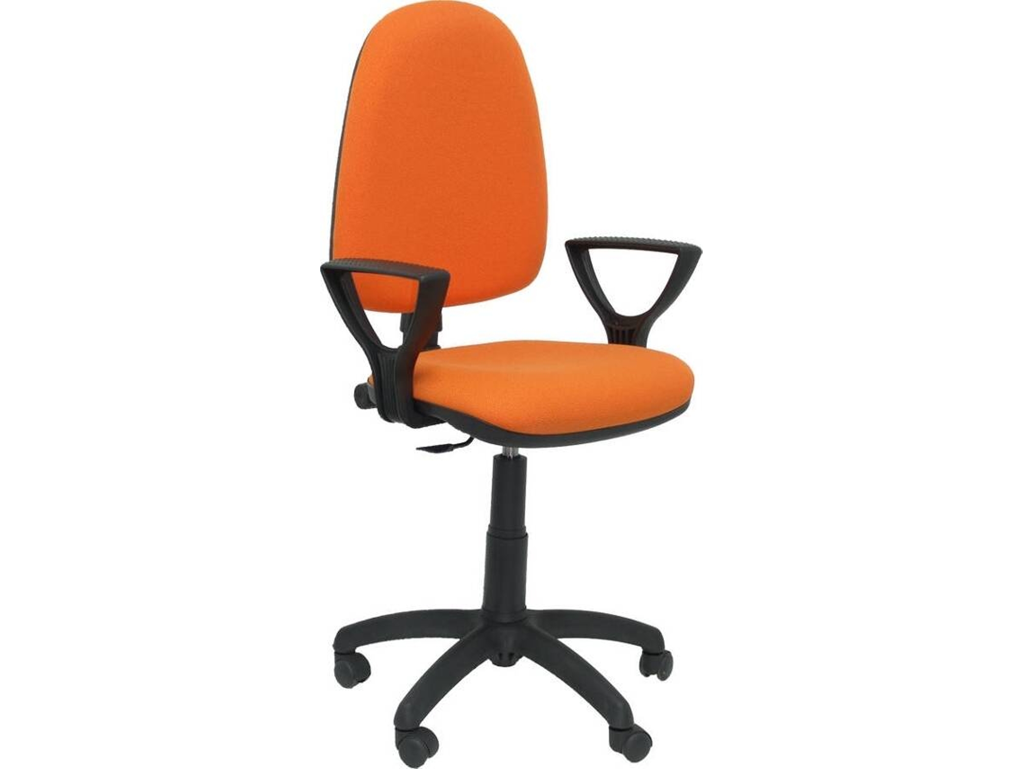 Silla de Escritorio Operativa PYC Ayna Naranja BF (Brazos Fijos - Tejido)