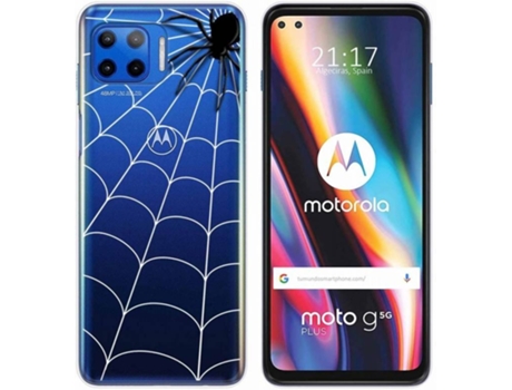 Carcasa Motorola Moto G 5G Plus TUMUNDOSMARTPHONE Araña Multicolor