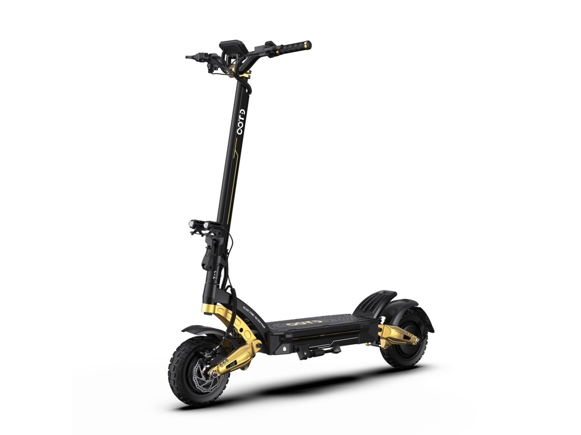 Patinete eléctrico Ootd S30, motor de 1200 W, 2 baterías de 52 V y 23,4 Ah, neumáticos de 10", frenos de aceite, color negro