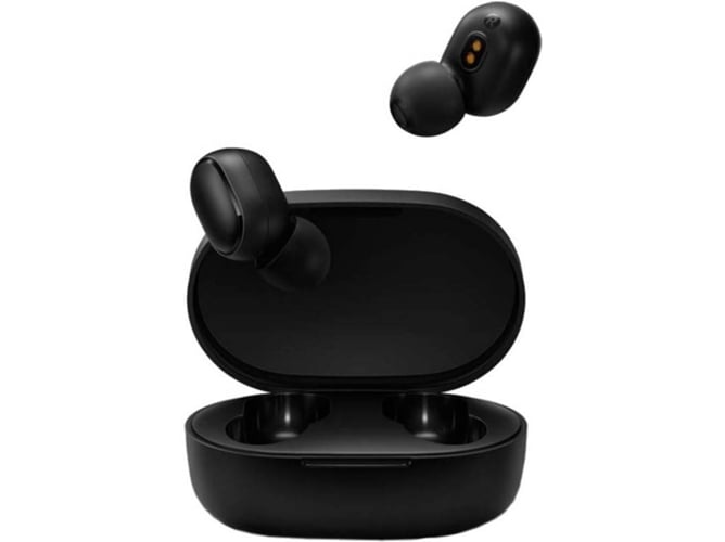 Auriculares Bluetooth True Wireless XIAOMI Basic 2 (In Ear - Micrófono - Noise Cancelling - Negro)