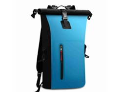 Mochila Impermeable De Alta Resistencia Con Cierre Enrollable Y Bolsillo Frontal Con Cremallera, Ideal Para Practicar Kayak Y Acampar.
