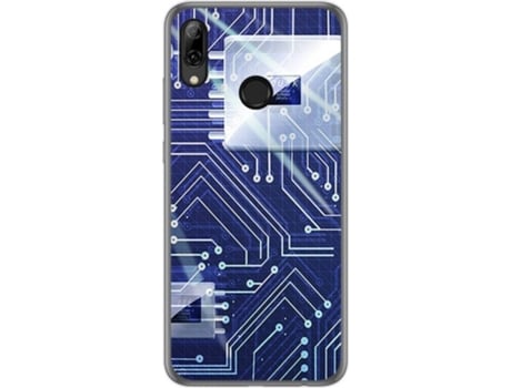 Carcasa Huawei P Smart 2019 TUMUNDOSMARTPHONE Circuito Multicolor