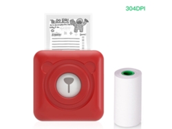 Mini Impresora De Bolsillo A6 304 Dpi, Sin Tinta, Bluetooth, Impresora De Etiquetas Fotográficas Inalámbrica Para Android E Ios, Ideal Para Regalos Y Viajes.