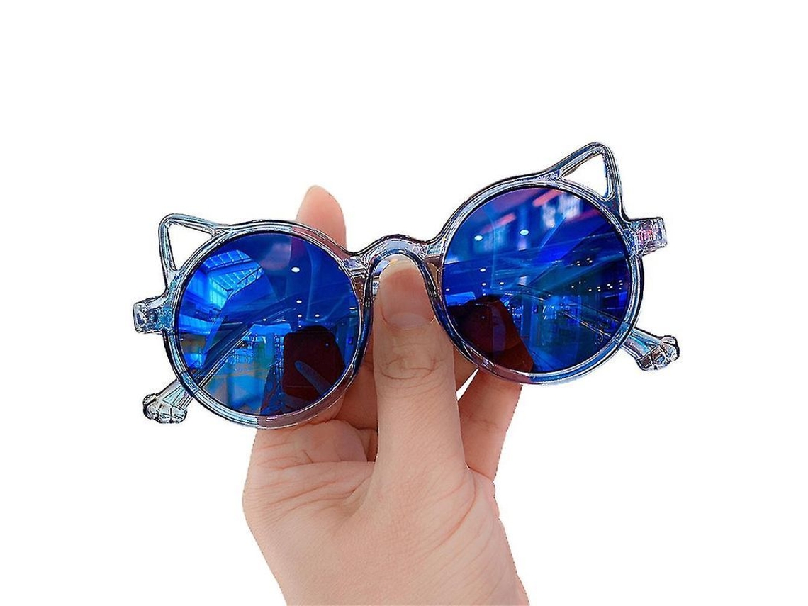 2026-gafas Redondas Para Niñas Con Orejas De Gato Bonitas Accesorio De Fiesta Y Foto