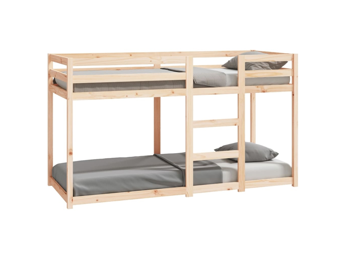 Litera 75x190 cm Madera Maciza De Pino Dkd Home Decor