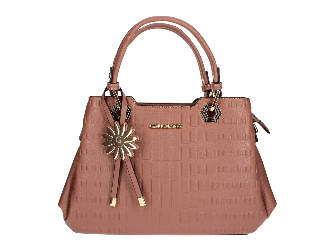 GALLANTRY Bolso de mano con forma geométrica Rosa
