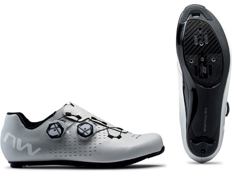 Zapatillas NORTHWAVE zapatilla extreme 3 road plata reflectante Blanco de (S)