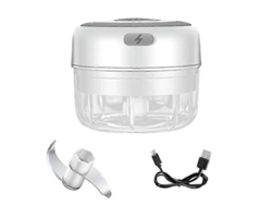 Prensa de ajos eléctrica Rosewell 100/250 ml, exprimidor de ajos, picador de ajos para verduras, pimientos y carne