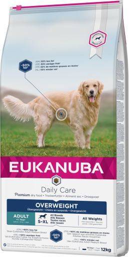 Eukanuba Daily Care alimento seco para perros con sobrepeso y esterilizados bajo en grasa 12 kg paquete de 1 pienso todas las edades sabor