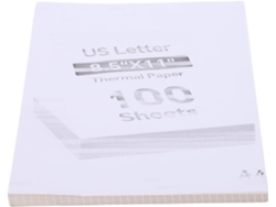 100 Hojas De Papel Térmico A4, Plegables, Sin Tinta, De Secado Rápido.
