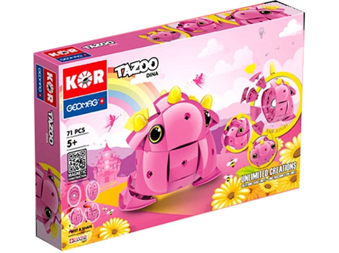 Juguete de Imán de Neodimio GEOMAG GM605 (Rosa - Edad Mínima: 5)