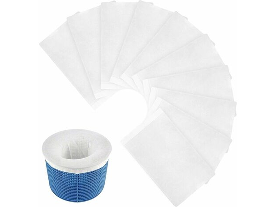 10 filtros desechables para skimmer de piscina y spa, para limpieza de piscinas y eliminación de pelos de perro. Kofihety