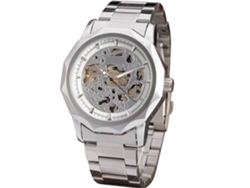 Reloj Automático Para Hombre De Moda Mecánico Resistente Al Agua Blanco