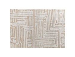 Alfombra de pelo corto BELIANI Mandai de Poliéster Beige 160x230